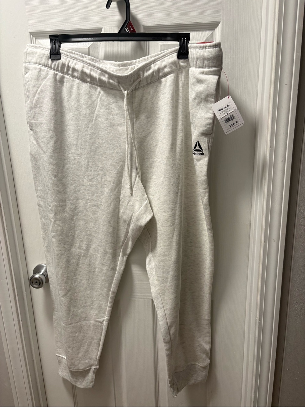 Reebok Off-White Women's Fleece Joggers